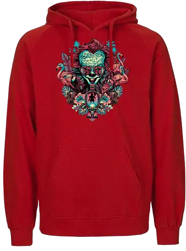 Tropical Clown - clown, it, es, Clown - Fairtrade Hoodie