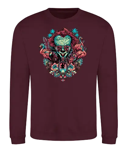 Tropical Clown - clown, it, es, Clown - Sweatshirt