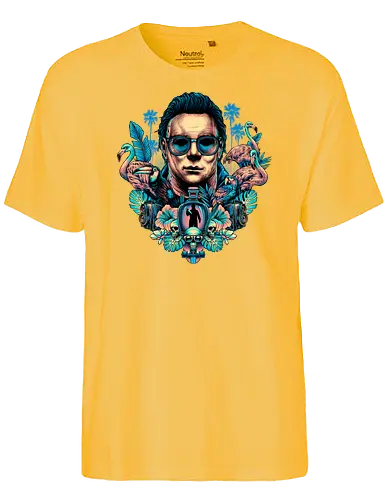 Tropical Slasher - horror, slasher, Michael - Fairtrade T-Shirt