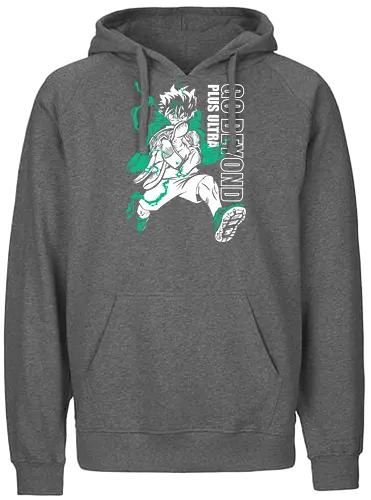 Delaware smash - academia, hero, deku, anime, manga - Fairtrade Hoodie