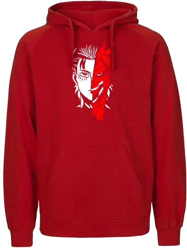 The Titan Shifter - titan, attack, Eren, jäger, anime, manga - Fairtrade Hoodie