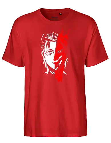 The Titan Shifter - titan, attack, Eren, jäger, anime, manga - Fairtrade T-Shirt
