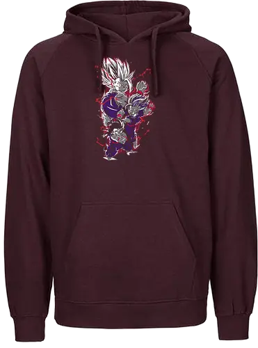 Beast Gohan - Evolution - evolution, dragon, ball, saiyan, anime, manga - Fairtrade Hoodie