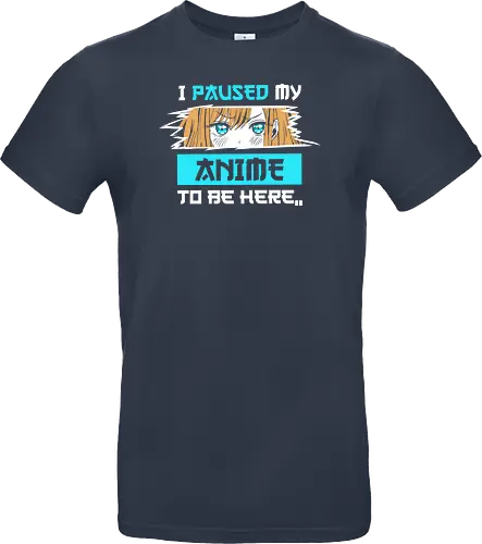 paused my anime for you