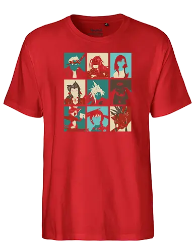 Final Pop - final, fantasy, gaming, ff7, console, classic gaming, ffvii, cloud - Fairtrade T-Shirt
