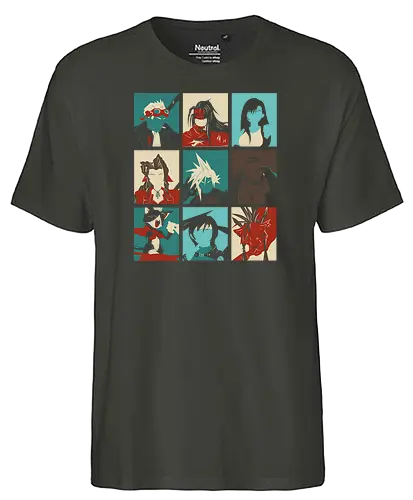 Final Pop - final, fantasy, gaming, ff7, console, classic gaming, ffvii, cloud - Fairtrade T-Shirt