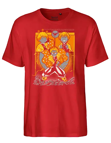 Moon slayer - demon, slayer, electro, anime, manga - Fairtrade T-Shirt