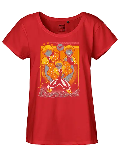 Moon slayer - demon, slayer, electro, anime, manga - Fairtrade Girl Shirt