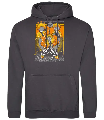 Moon slayer - demon, slayer, electro, anime, manga - Standard Hoodie