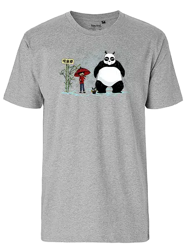 my neighbor ranma - ranma, ranma 1/2, anime, genma, panda, manga, mashup - Fairtrade T-Shirt