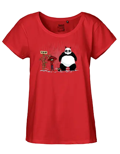 my neighbor ranma - ranma, ranma 1/2, anime, genma, panda, manga, mashup - Fairtrade Girl Shirt