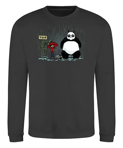 my neighbor ranma - ranma, ranma 1/2, anime, genma, panda, manga, mashup - Sweatshirt