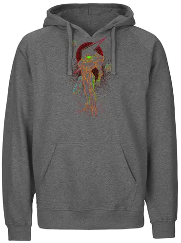 shadow of bounty hunter - Bounty Hunter, platformer, aliens, mother, classic games, retrogames, Bounty Huntervania - Fairtrade Hoodie