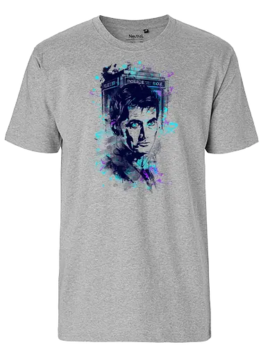 Tenth Doctor - Doctor, Doctor, tardis, 10th doctor, tennant, scifi - Fairtrade T-Shirt