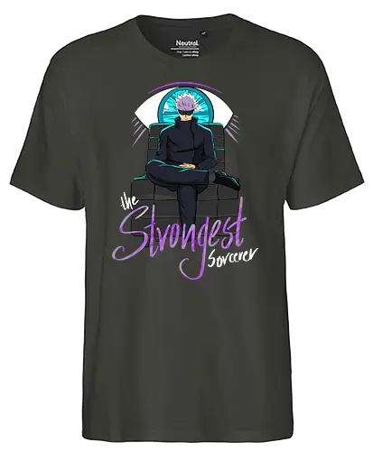 The strongest Sorcerer - jujutsu, gojo, anime, manga - Fairtrade T-Shirt