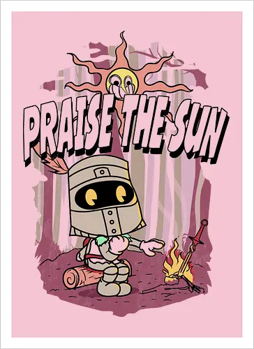 Praise the Sun Cartoon