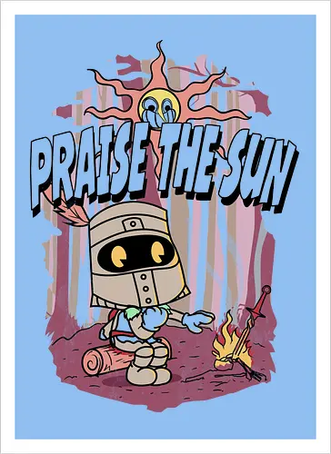 Praise the Sun Cartoon