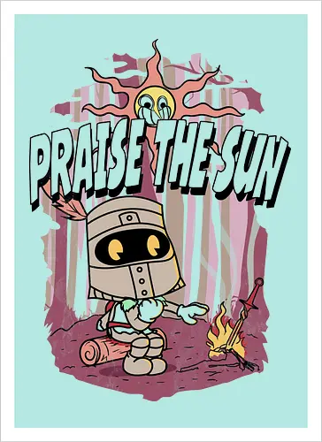 Praise the Sun Cartoon