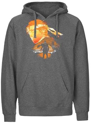 The Way of the Samurai - samurai, ronin, gaming, Shadow, Console Gaming, japan - Fairtrade Hoodie