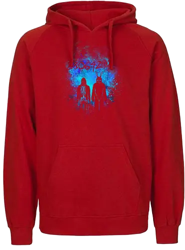 28064212 Art - donnie, darko, movie, frank, time travel - Fairtrade Hoodie