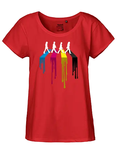 Abbey CMYK - abbey road, cmyk, popmusic, btles - Fairtrade Girl Shirt