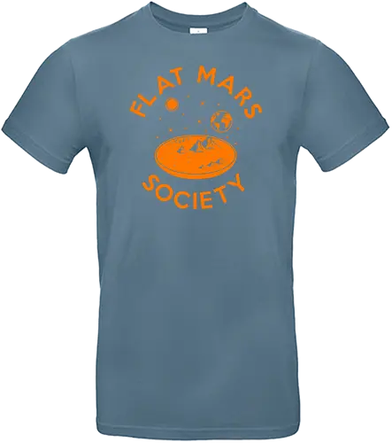 Flat Mars Society - mars, tfes, aluhut, verschwörung, conspiracy, flat rth society - Standard T-Shirt