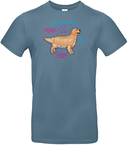 How to pet a dog - dog, doggo, puppy, good boy, hund, pet, haustier - Standard T-Shirt