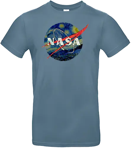 Starry NASA - nasa, weltraum, space, van gogh, starry night, classic art, mashup - Standard T-Shirt