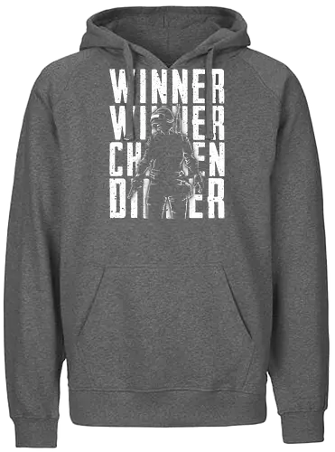 winner winner-2 - pubg, shooter, pochinki, battle royale, mmo, winner winner, chicken dinner - Fairtrade Hoodie