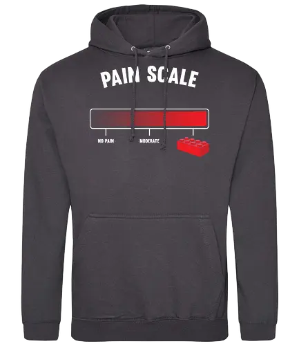 Pain scale - Brick, pain, Scale, fun - Standard Hoodie