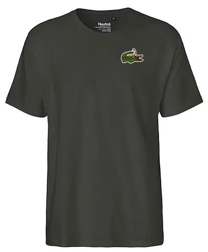 Embroidered Alligator - tv, show, krokodil, mashup, God of mischief, loki - Fairtrade T-Shirt