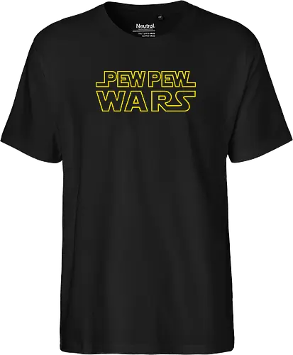 Pew pew wars - pew, pew pew, space opera, scifi - Fairtrade T-Shirt