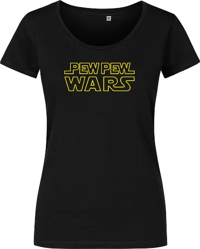 Pew pew wars - pew, pew pew, space opera, scifi - Damen T-Shirt