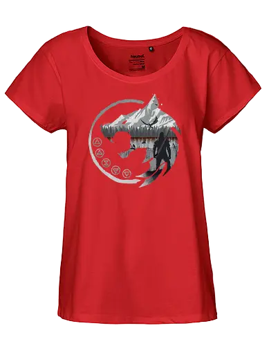 A Witcher's Tale - witcher, rpg, gaming, monster - Fairtrade Girl Shirt