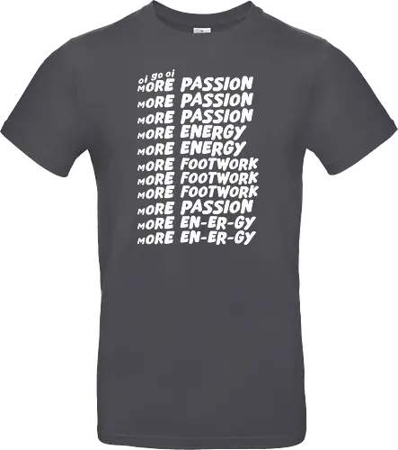 Oi go oi more passion more energy
