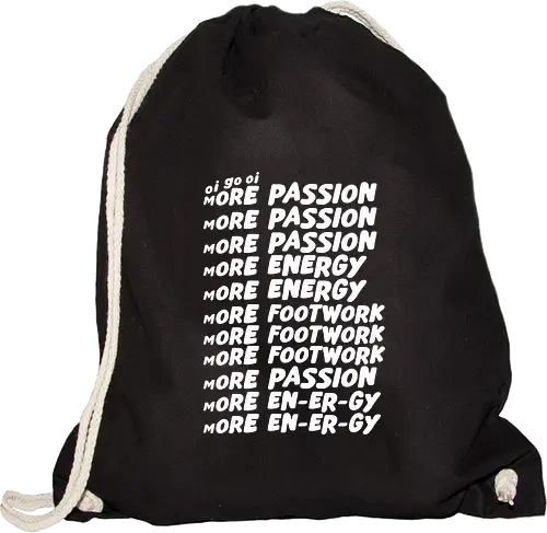 Oi go oi more passion more energy