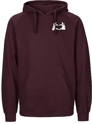 Cartoon Herz Finger - comic, Comic hands, herz, love, pocket, hrt - Fairtrade Hoodie