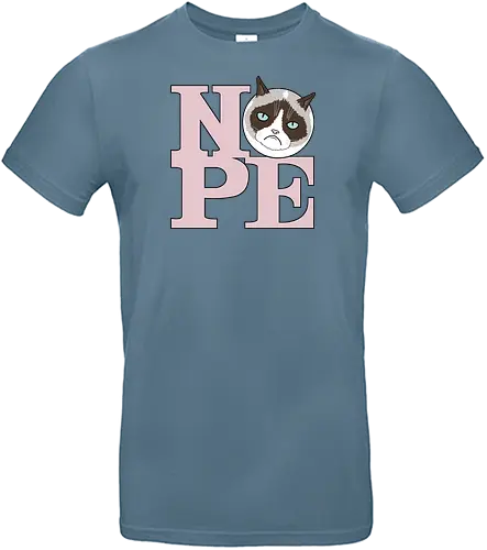 all you need is NOPE - grumpy cat, love, nope, cat, katze, grumpy - Standard T-Shirt