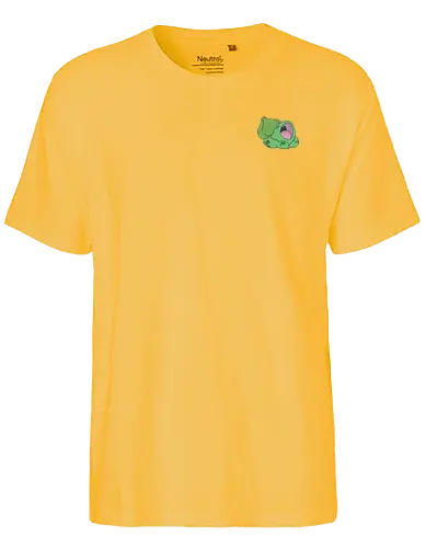 #001 - Green Dino - pocket, monster, starter, kanto - Fairtrade T-Shirt