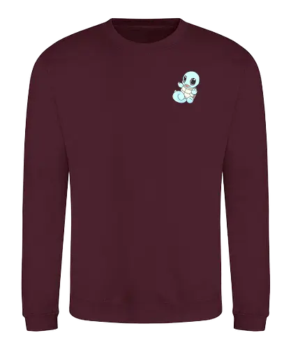 #007 - Blue Turtle - pocket, monster, water, starter - Sweatshirt