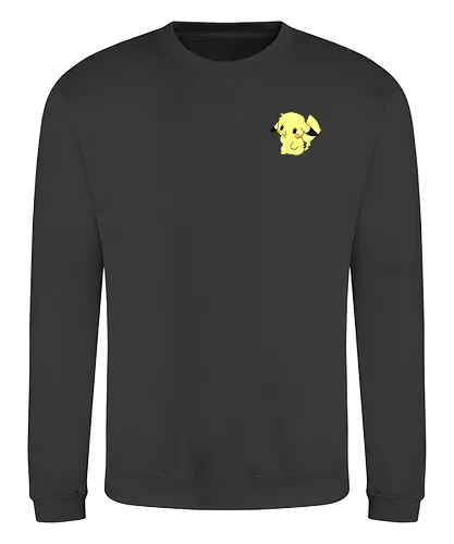 #025 - Yellow Mouse - pocket, monster, yellow, starter, electric - Sweatshirt