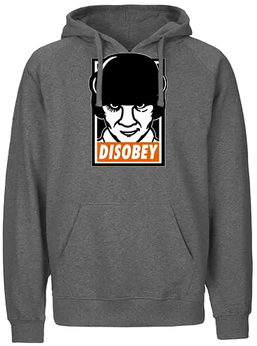 Disobey - a clockwork orange, uhrwerk orange, alex, Disobey, literatur, literature, obey - Fairtrade Hoodie