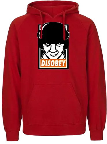 Disobey - a clockwork orange, uhrwerk orange, alex, Disobey, literatur, literature, obey - Fairtrade Hoodie