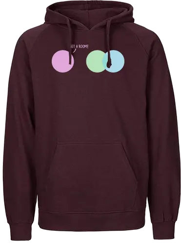 Get a Room! - color, colors, Mix, cmyk, art - Fairtrade Hoodie