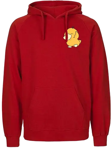 Pocket Monster #054 - Orange Duck - pocket, monster, gaming - Fairtrade Hoodie