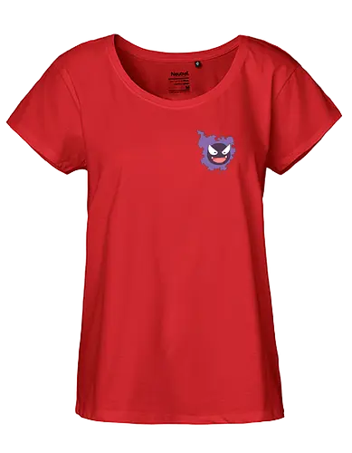 Pocket Monster #092 - Ghost - pocket, gaming, monster, ghost - Fairtrade Girl Shirt