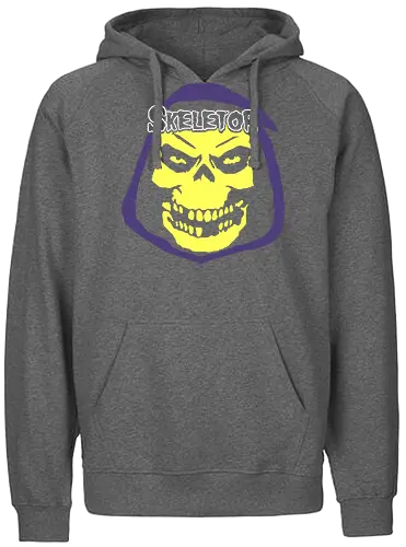 MYYAAAHHHH!!! - tv, cartoon, mashup, music, skull, skeleton, fun - Fairtrade Hoodie