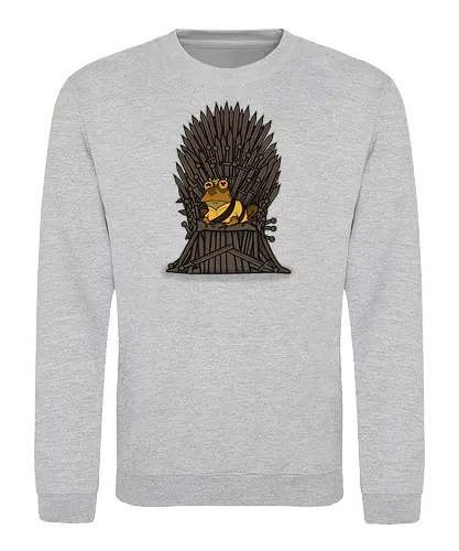 hypnothrone - Hypnotoad, Hypnose, kröte, thron, iron, game, toad, throConsole - Sweatshirt