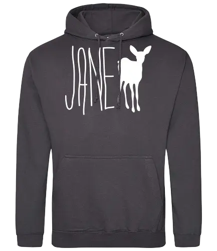 Jane Deer - white - gaming, strange, life, Jane Deer, deer - Standard Hoodie