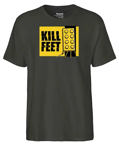 killfeet - kill bill, Stein, Schmerzen, spielzeug, rage - Fairtrade T-Shirt